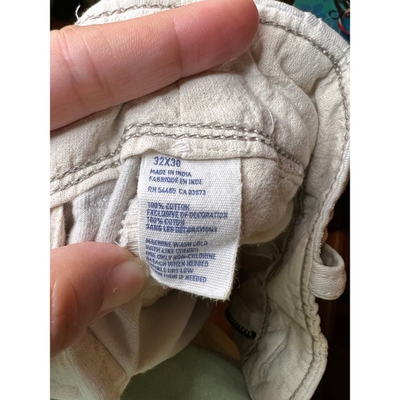 American Eagle Khaki Pants Men’s 32 x 30 100% Cotton Khaki Bottoms OC3A - Picture 10 of 10